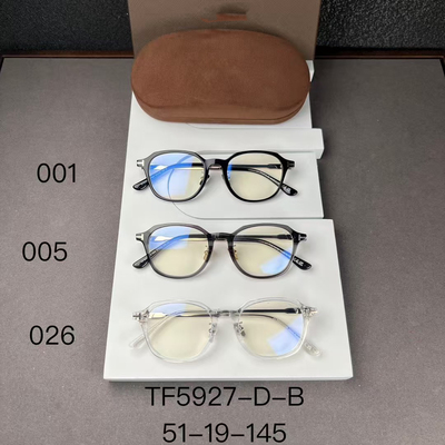 TF眼镜框TF5927-D-B全框眼镜架男女商务板材近视眼镜防蓝光配度数