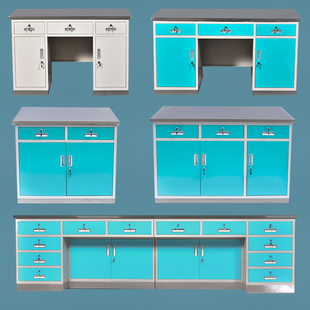 办公虎医院处置台诊所室操作台医疗诊桌化验室不锈钢工作台诊断桌