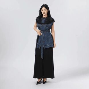 4221532 气质显瘦复古百搭牛仔外套540004 A家专柜正品 2025夏新款