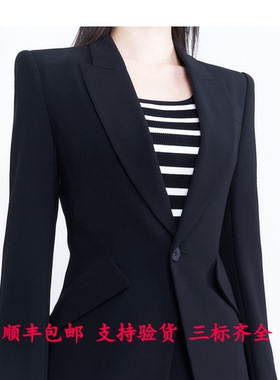 2025秋季新款女装正品一粒扣西装外套5492809-249111-001