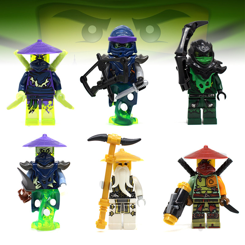 2019摩罗 吴大师 罗南灵魂射手兼容乐高幻影忍者幽灵忍者拼装人仔