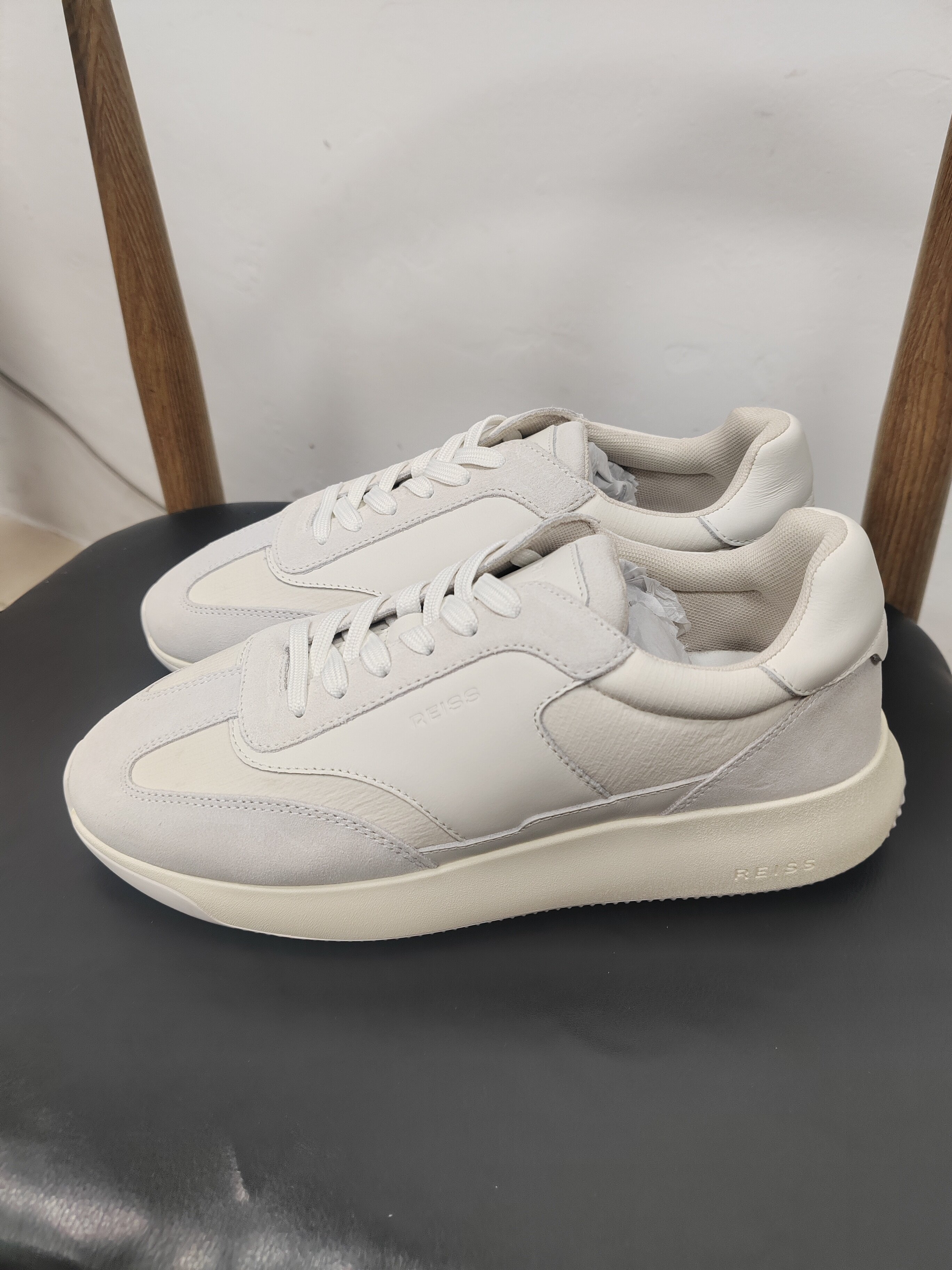 aeromaxer 2026新款真皮男鞋舒适休闲春秋圆头系带韩版百搭运动鞋