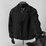 XZ413-HW889-P80-假两件秋季美式高街潮牌西服外套，男装西服，星座413（原星座105C）