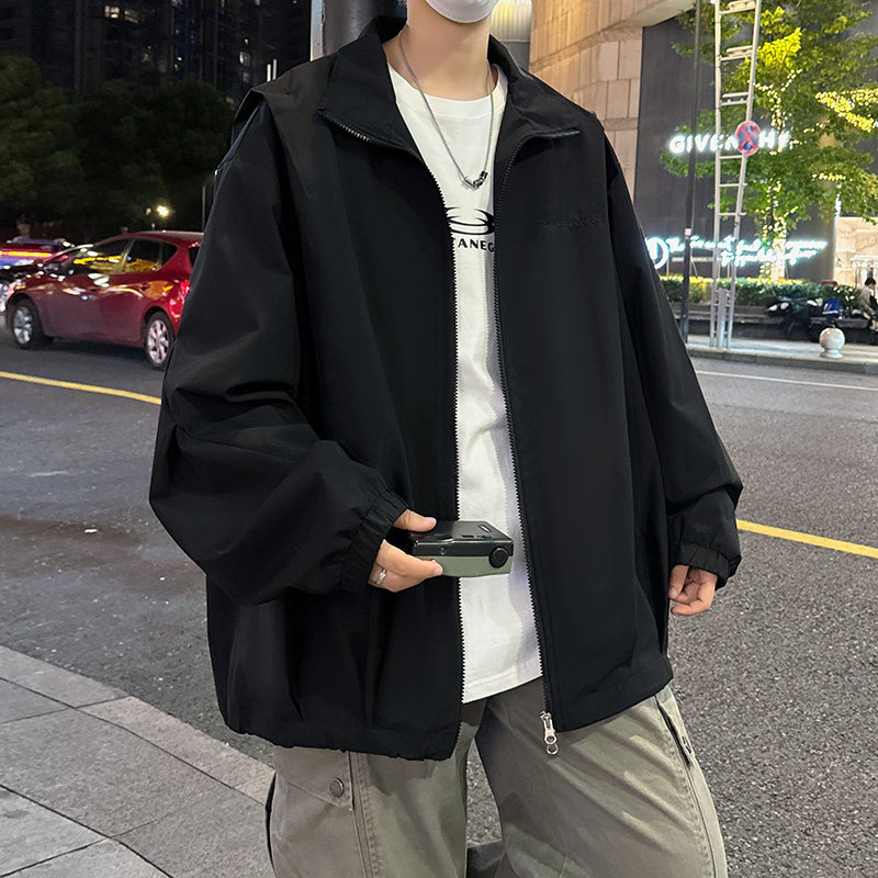 XZ413-HW506-P60-2025现货秋装新款休闲时尚百搭防水夹克冲锋衣,男装夹克,星座413（原星座105C）
