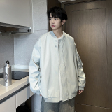 XZ413-HW151-P85-2025秋装新款休闲时尚百搭青少年立领夹克外套，男装夹克，星座413（原星座105C）