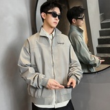 XZ413-HW155-P70-2025秋装新款渐变色绣花时尚青少年立领夹克外套，男装夹克，星座413（原星座105C）