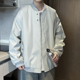 XZ413-HW151-P85-2025秋装新款休闲时尚百搭青少年立领夹克外套，男装夹克，星座413（原星座105C）