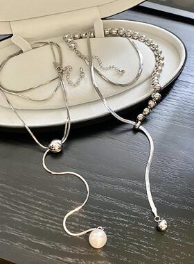 2025新款爆款长款可调节锁骨链