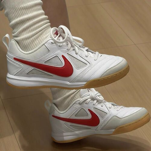 Nike/耐克 GATO白红运动鞋大童轻便低帮复古休闲板鞋HV9596-102