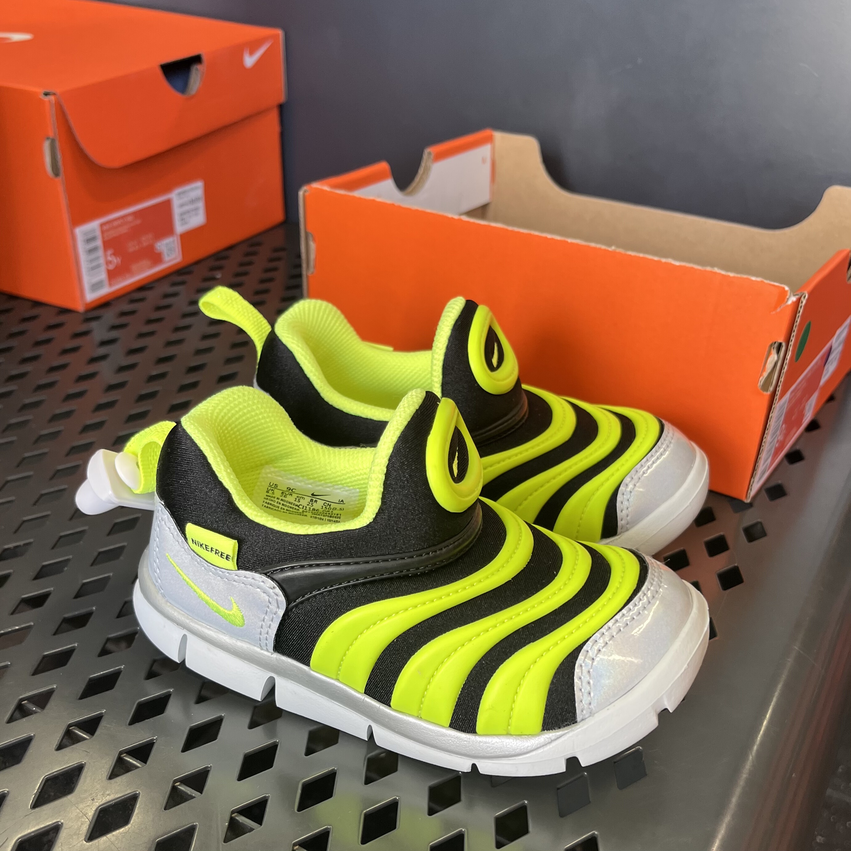 Nike/耐克 儿童毛毛虫一脚蹬易穿脱运动鞋CI1186-081