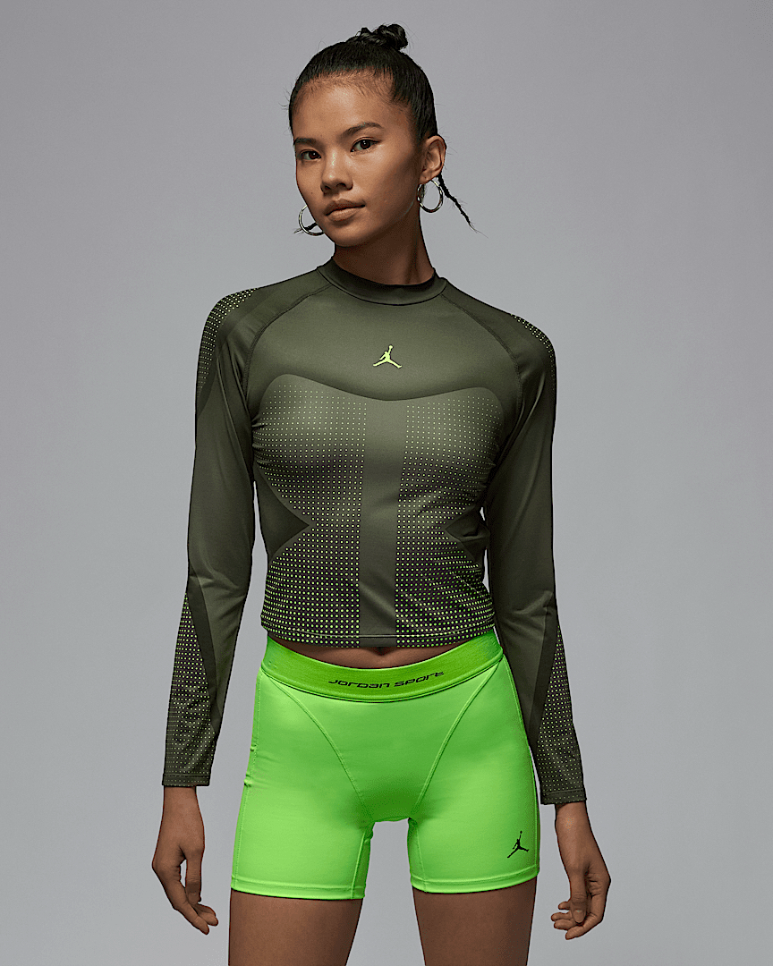 Nike/耐克Dri-fit女子春秋运动导湿速干机车风健身长袖HF9481-045,运动服/休闲服装,运动T恤,淘宝优惠券,粉丝福利购,淘宝优惠卷