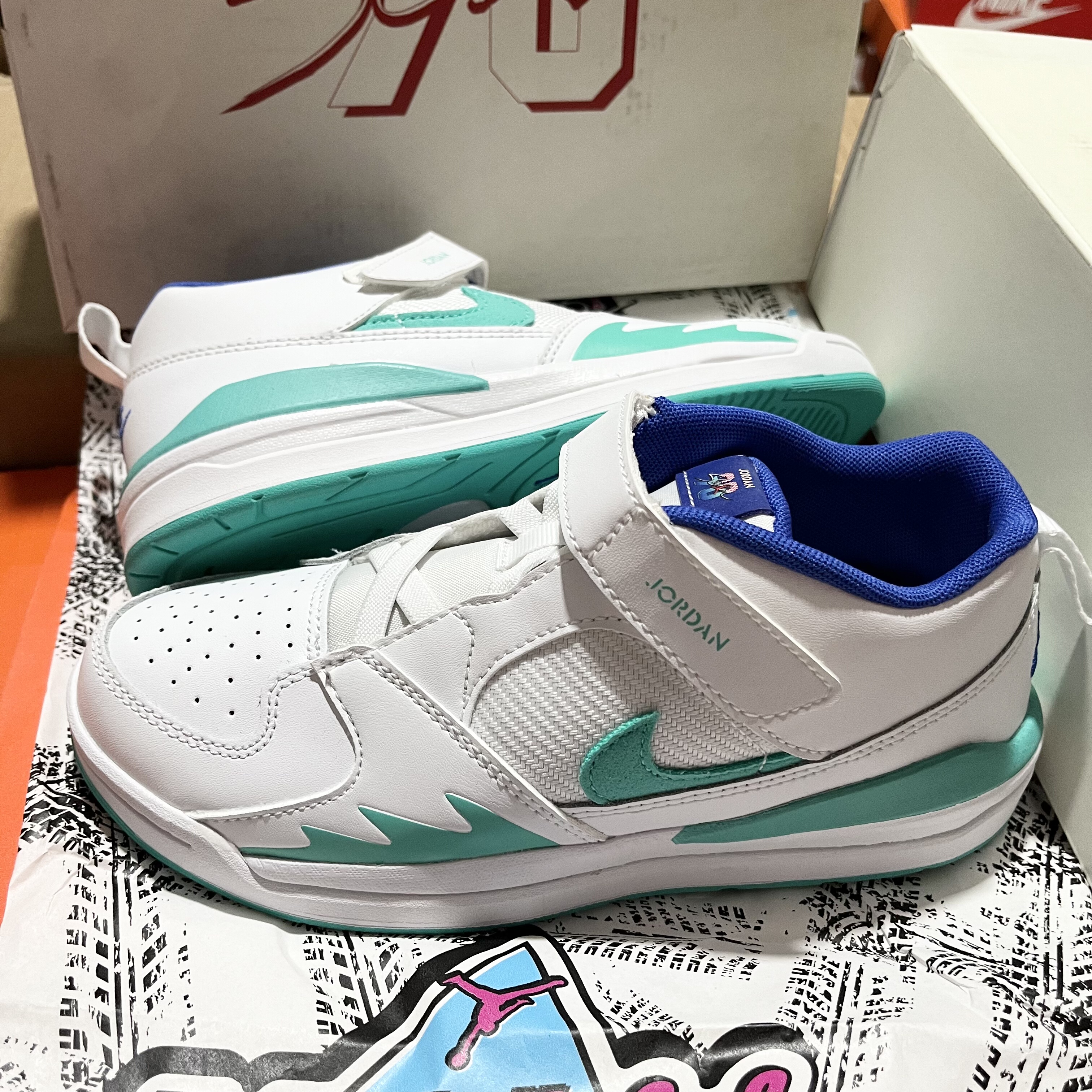 Nike/耐克Jordan Stadium 90舒适百搭低帮中小童休闲鞋HJ3518-100
