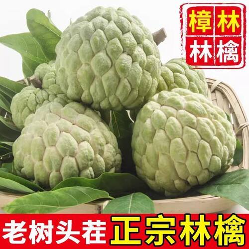 【放软再吃】林檎果正宗汕头樟林大眼释迦特甜当季新鲜水果番荔枝