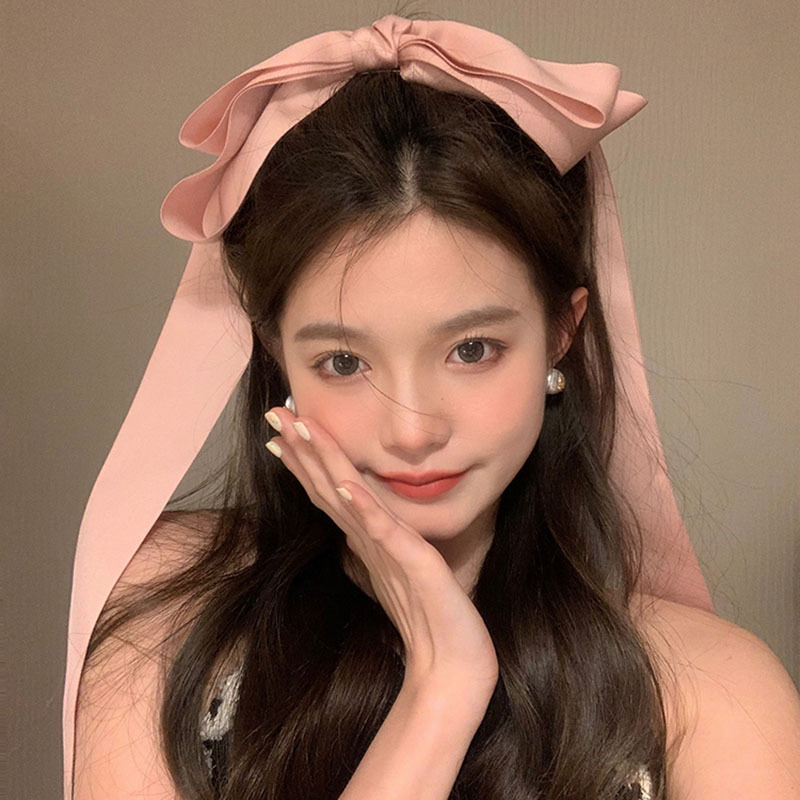 天赐的声音张碧晨同款发饰长飘带