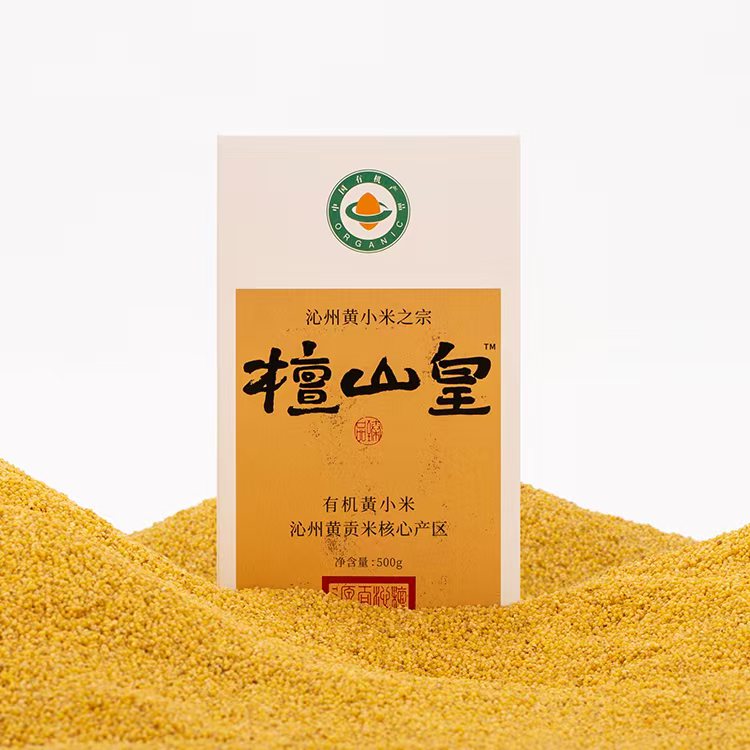 檀山皇臻品有机黄小米500g/盒