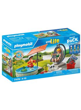 【mylife系列】playmobil摩比世界71476在家戏水的欢乐时光玩具