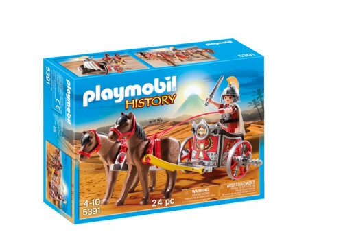 【授权经销商】playmobil历史系列摩比世界5391罗马战车