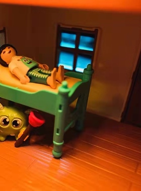 playmobil70876儿童与怪兽摩比世界特别版盒装人偶套装