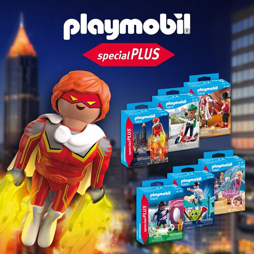 playmobil摩比世界盒装人偶specialplus特别版人偶套装70063钓鱼