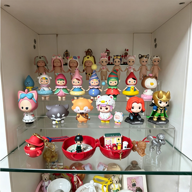 透明亚克力阶梯手办展示架