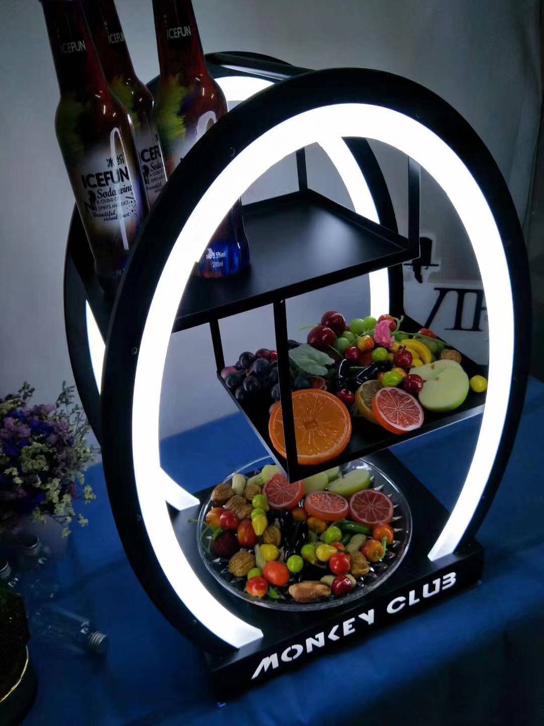 新款创意酒吧夜场发光鸟笼果盘 铁艺鸟笼果碟架 蛋形三层豪华果盘在类目 餐饮具, 餐具, 果盆/果盘/果篮中 - 来自Buy2taobao.com提供专业的淘宝代购服务