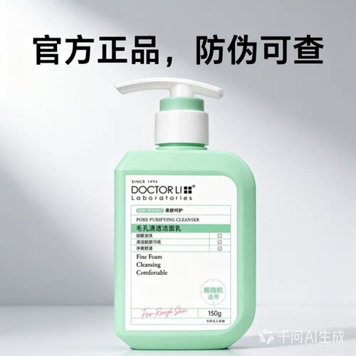 李医生洗面奶深层清洁毛孔控油