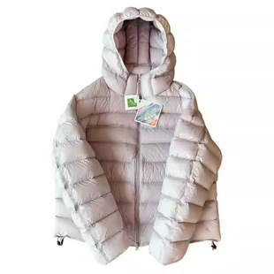 THEWOW安心绒90%白鸭绒 杜邦三防蓬松饱满廓形一体连帽排骨羽绒服