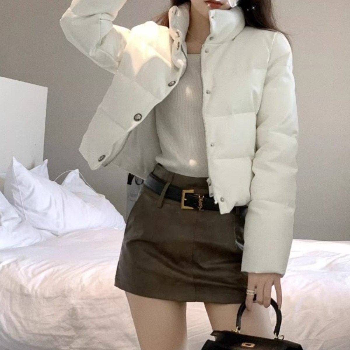 感白色短款棉服女小个子保暖面包服2026冬季时尚立领棉衣外套,女装/女士精品,棉衣/棉服,淘宝优惠券,粉丝福利购,淘宝优惠卷