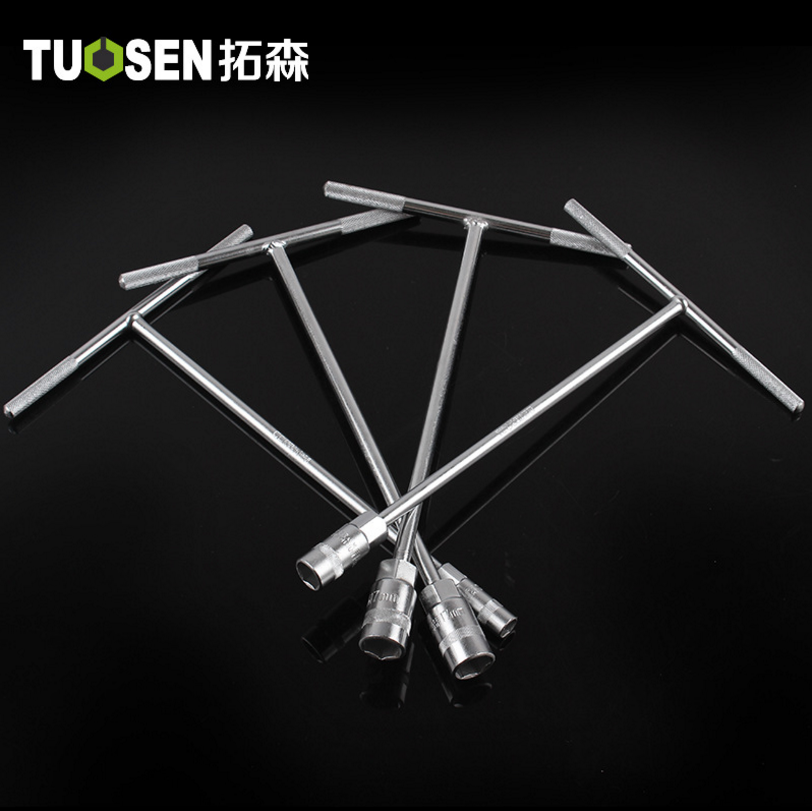 T型套筒扳手外六角扳手T型T字丁字手动套筒杆6/7/8/10/14/17mm