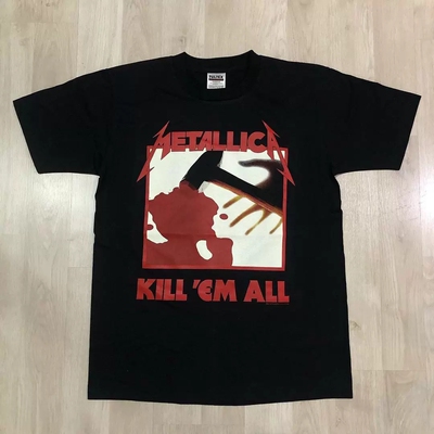 Metallica复古300g美式摇滚T恤
