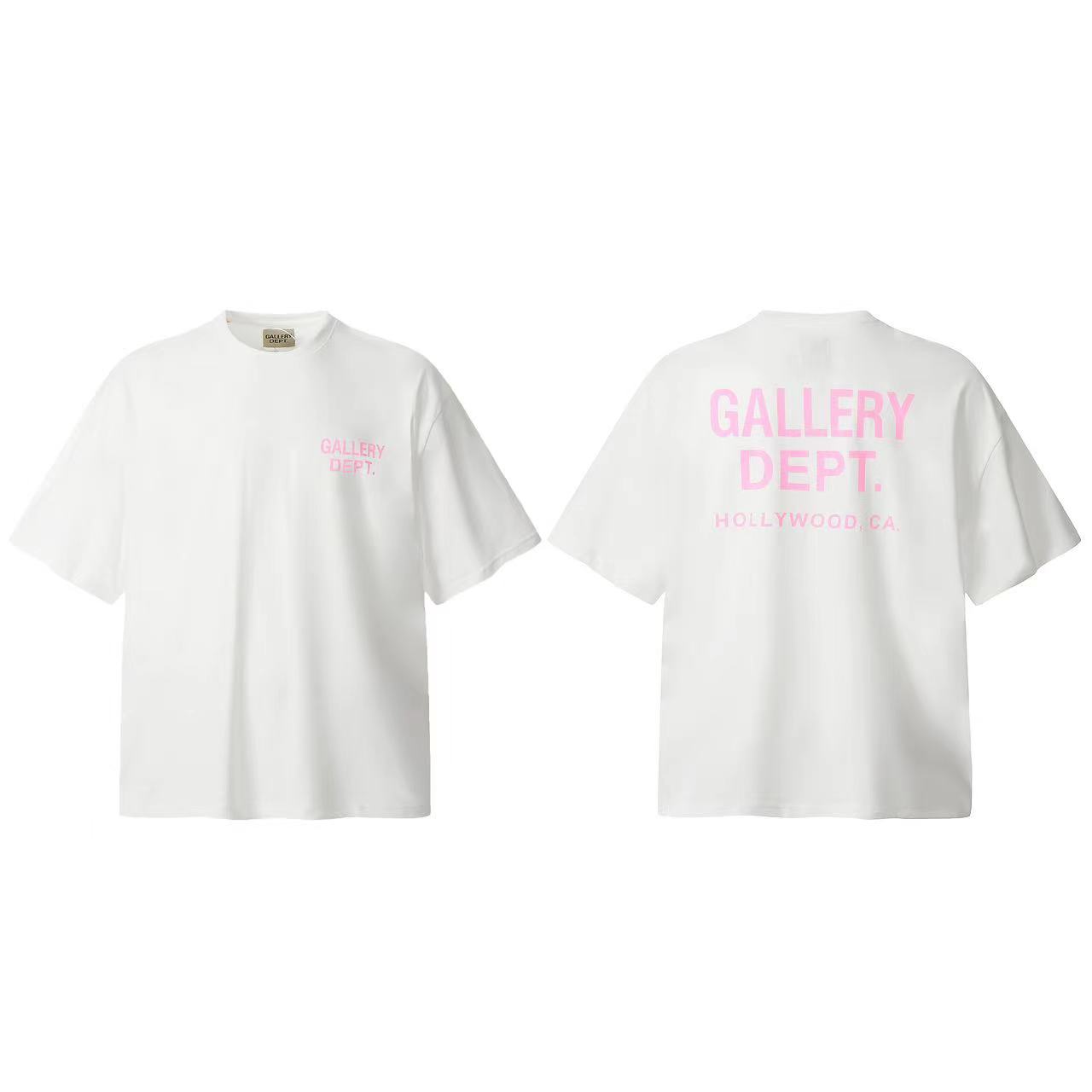 thumbnail for Gallery Dept American Retro Vintage Colorful Splash Graffiti High Street Old Washed Short-Sleeved T-Shirt for Men