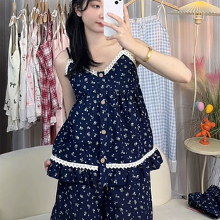 三件套睡衣女家居服套装 2号 夏季