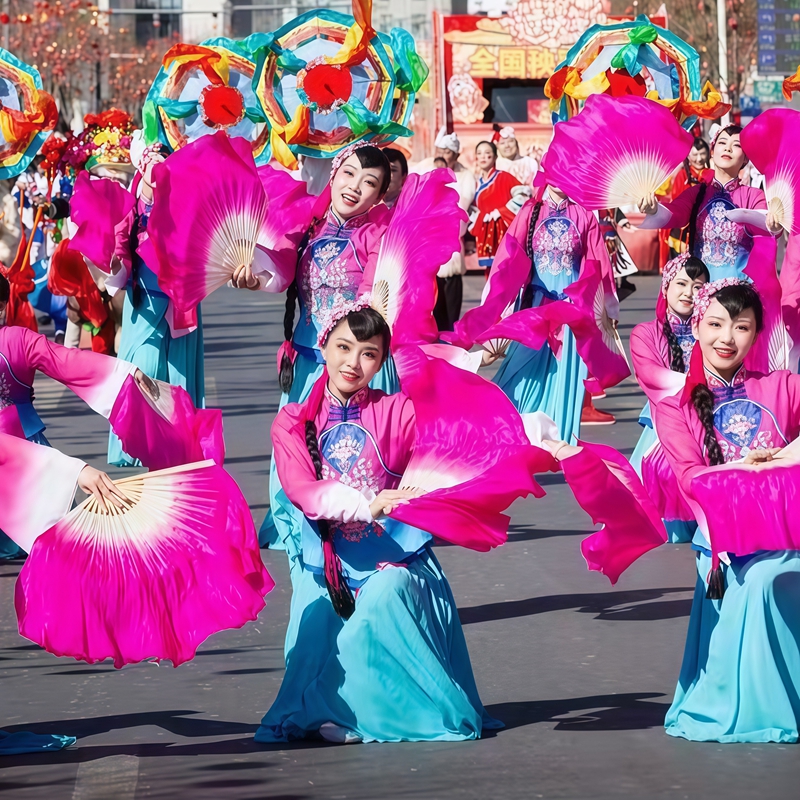 【绥德秧歌】过大年秧歌服