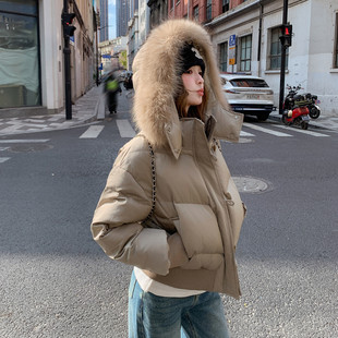 K468 P310 现货主推大爆款 真狐狸毛领90羽绒服外套162