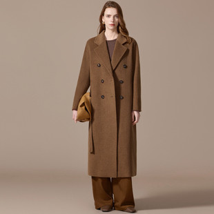 有内衬骆驼绒大衣女单面2025年冬季新款经典百搭强烈推荐毛呢外套