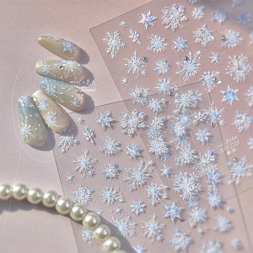 圣诞爆款雪花贴纸ARATA