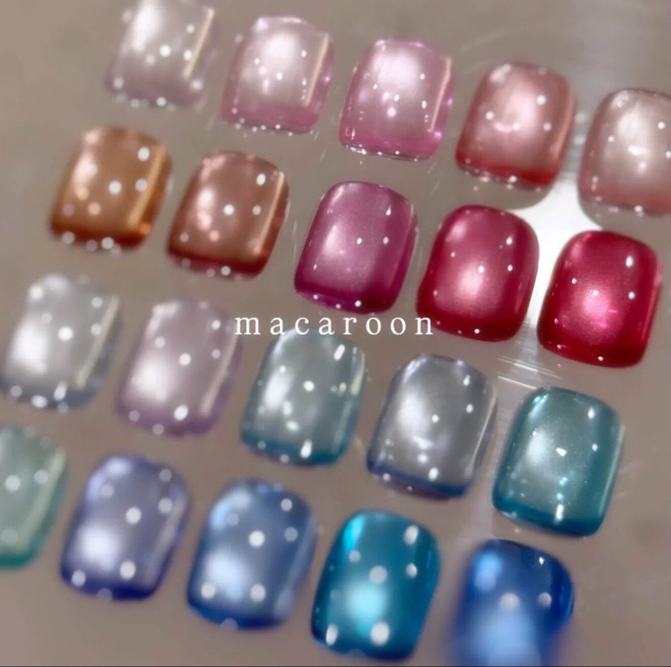 日本进口 enoi 全新 2μ 闪耀macaroon 马卡龙猫眼 235-254 20色