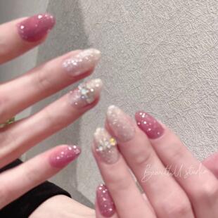 F07 enoi日本流行钻胶美甲碎f24 草莓碎碎冰 莓果色爆款