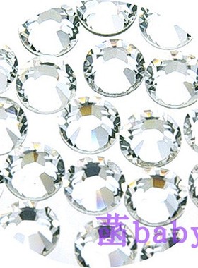 正品Swarovski 施家钻平底钻 指甲钻 水晶钻 6种尺寸透明白色