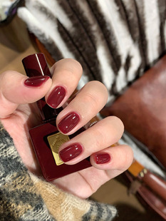 gentle 原F28 pink GR19 INS网红甲油胶 波尔多红色 韩国进口