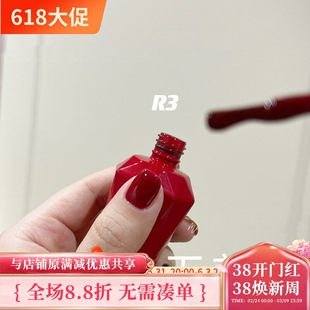 韩国estemio甲油胶正红色R3