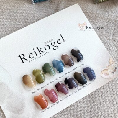 REIKOGEL 新款慕斯晕染液A套墨烟系列莫兰迪实色水彩液石纹ins风