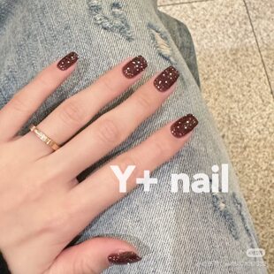 现货~日本 Enoi  碎钻胶甲油胶  热门色   f17 显白焦糖棕色