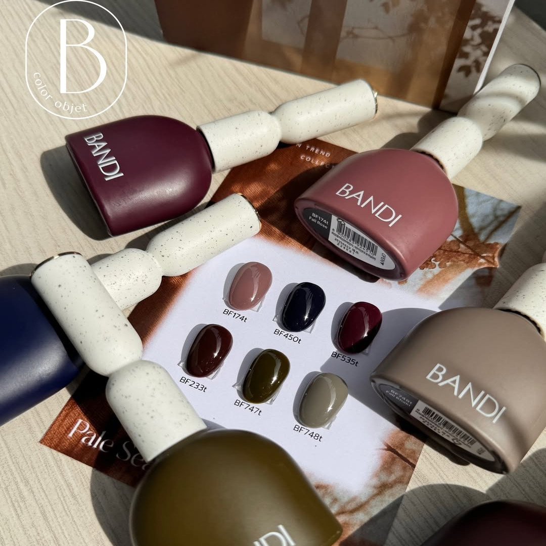 现货~ 2025秋季新色韩国进口 BANDI Pale Season 纯色 透色甲油胶