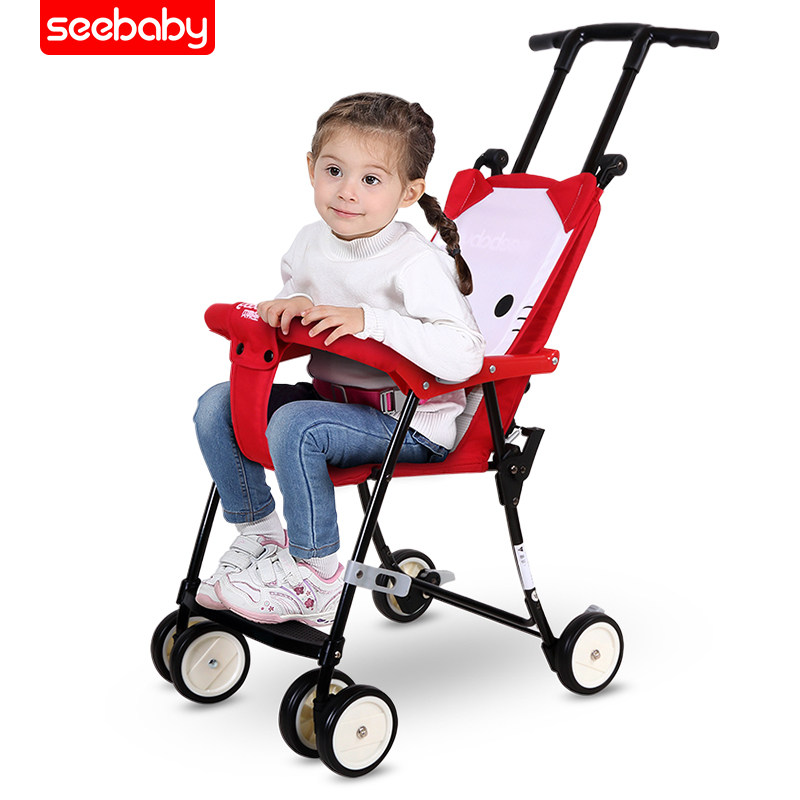 seebaby溜娃婴儿推车轻便折叠便携迷你婴儿车简易溜娃神器手推车
