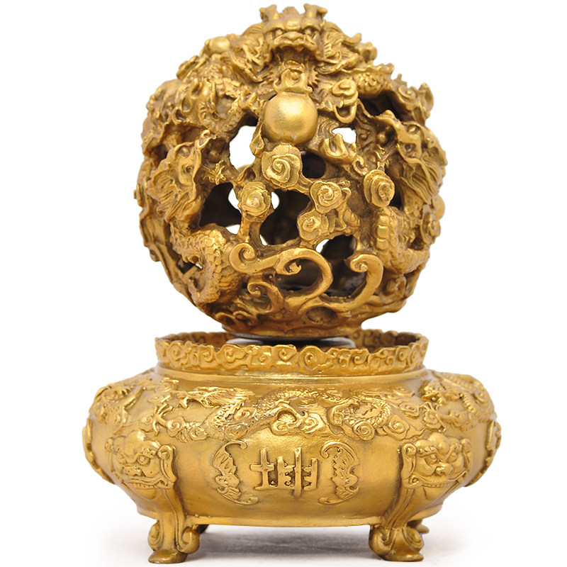 扭转乾坤九龙九转乾坤鼎摆件家居客厅玄关装饰店铺招财风水工艺品