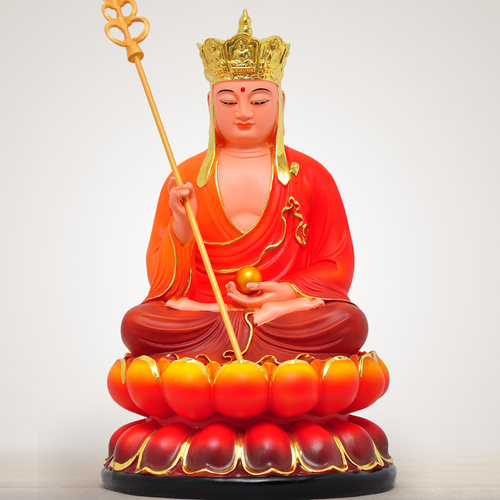 唐三藏九华山菩萨像树脂工艺品