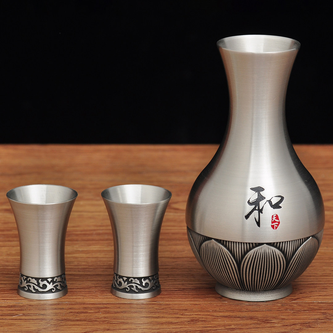 纯锡酒具套装白酒家用酒壶酒杯