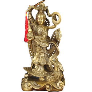全铜九天仙女摆件神像寺庙