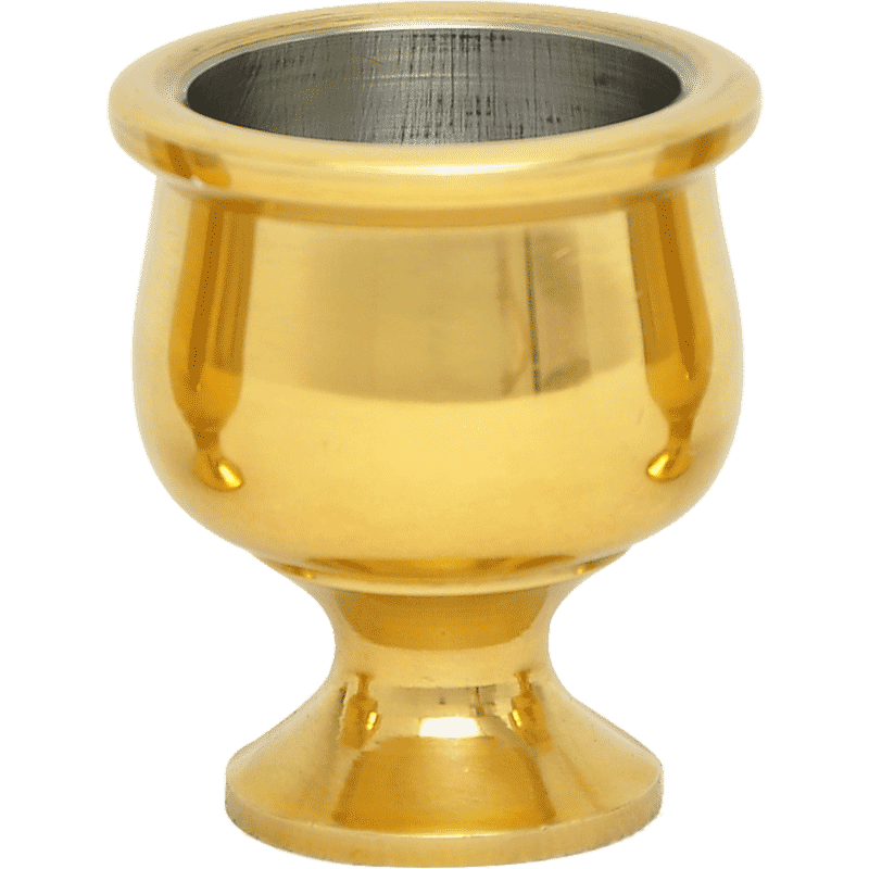 黄铜内胆圣水杯用品佛堂大悲